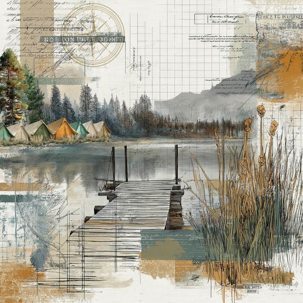 Campfire Memories Paper - Jetty