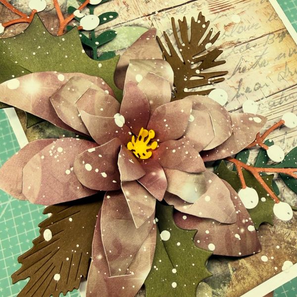 Winter in Bloom Craft Die Set Winter Foliage by Lou Collins 
