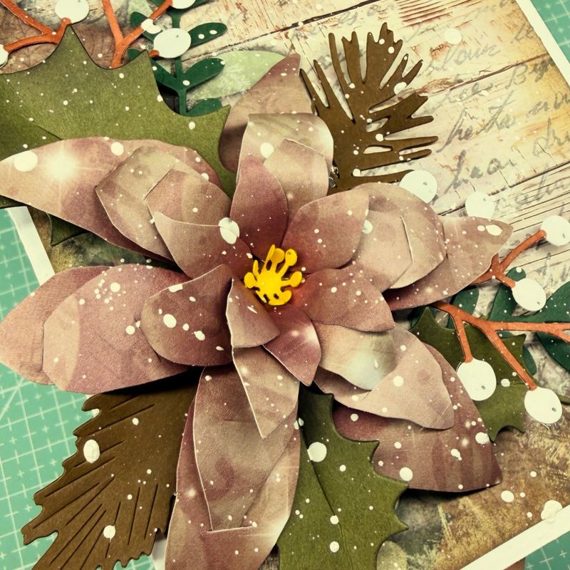 Winter in Bloom Craft Die Set Winter Foliage by Lou Collins 