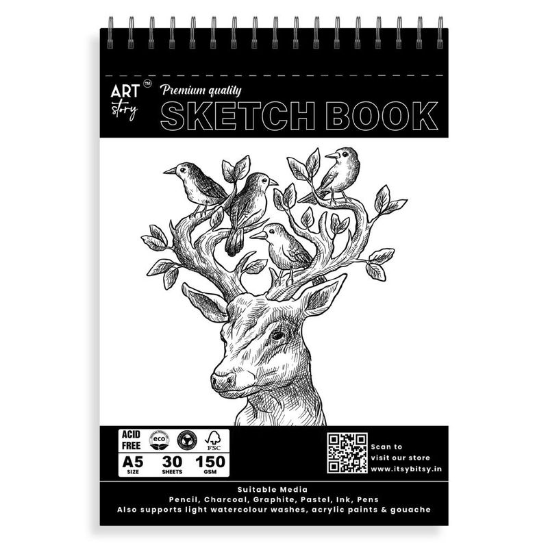 Premium Quality Sketch Book 30 Sheets