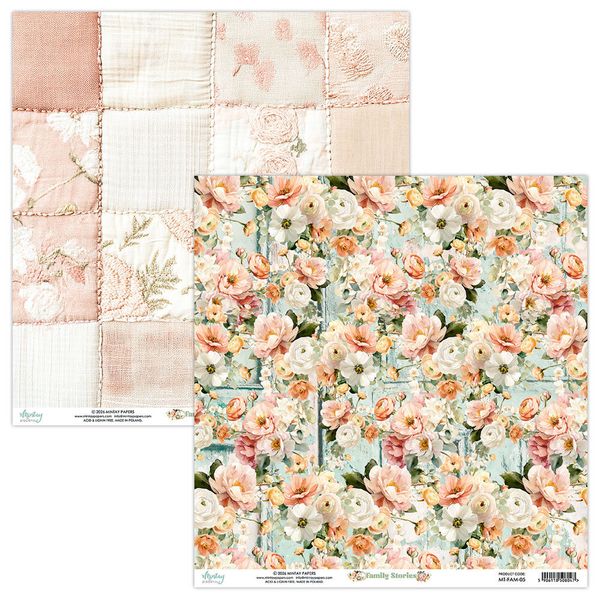 Family Stories 12x12 Inch Scrapbooking Paper Set 