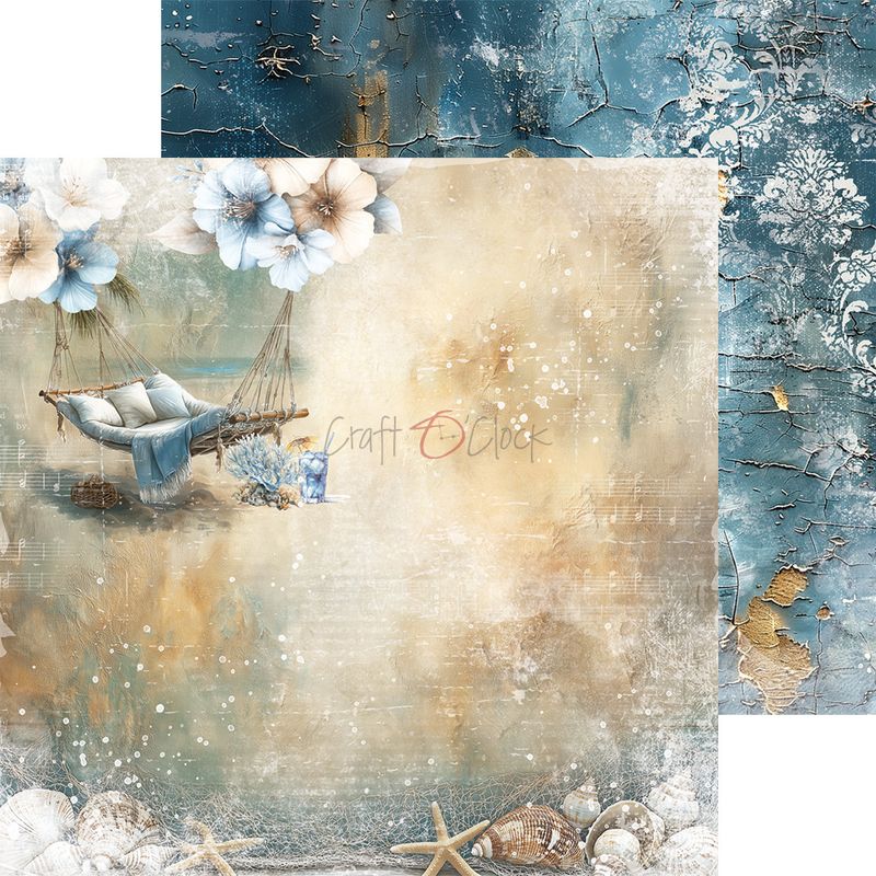 EMERALD TALES - A SET OF PAPERS 20,3X20,3CM - MIX