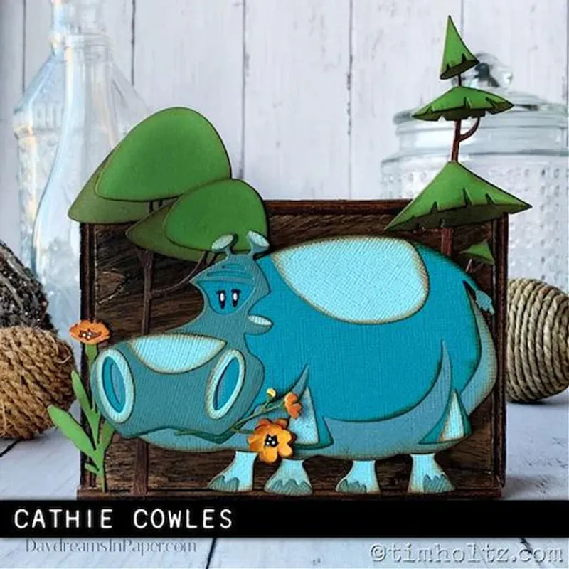 Thinlits Colorize Die Bernice (7pcs) by Tim Holtz