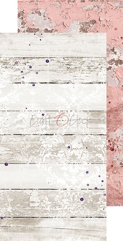TULIP LOVE - SET OF BASIC PAPERS 15,75X30,5CM