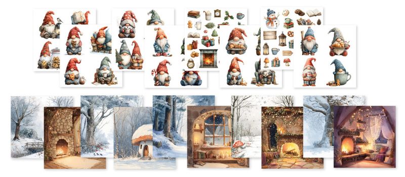 James the Gnome Essentials Collage Paper Pad