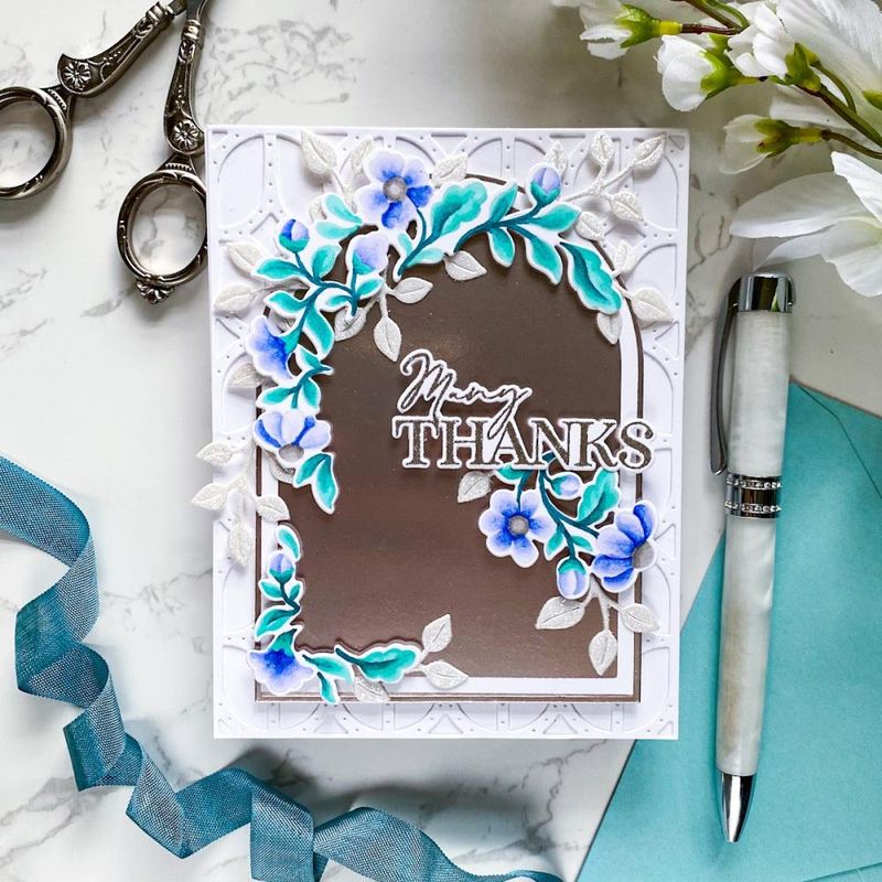 Arch Florals m/dies