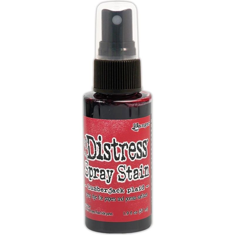 Distress Spray Stain - Lumberjack plaid