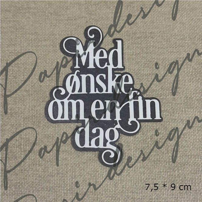 Hovedbilde  MED ØNSKE OM EN FIN DAG