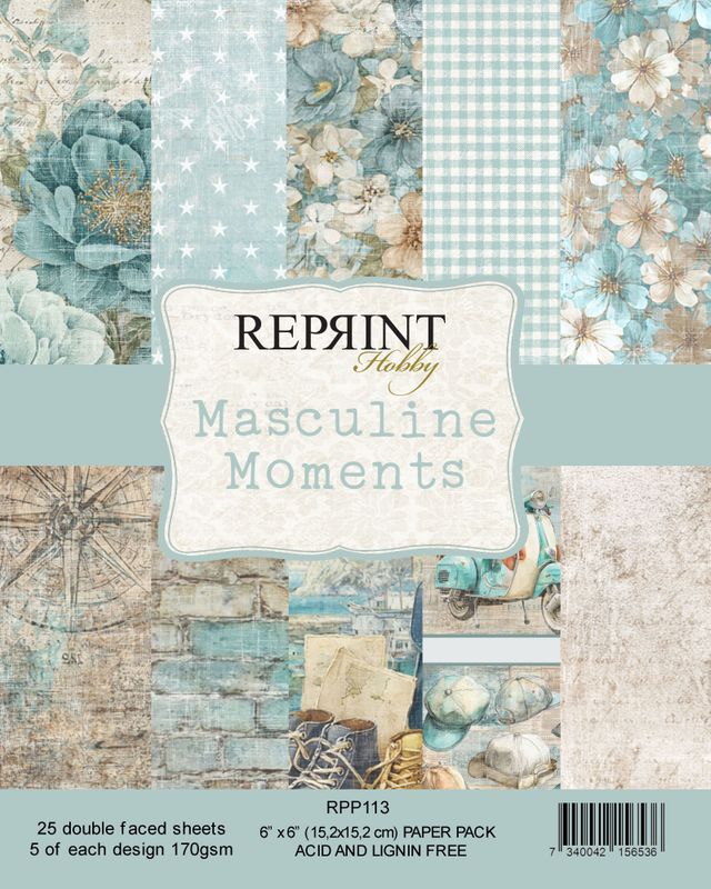 Masculine Moments Collection - 6x6