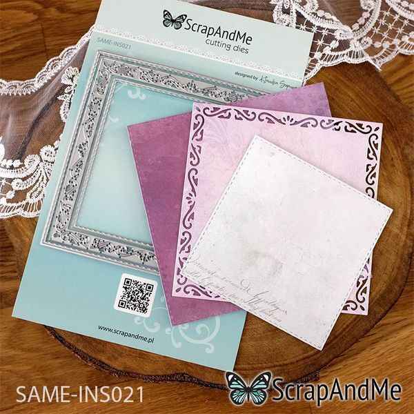 Die Square Card Background 21 - 13,2 cm/12,5 cm/ 10,2 cm