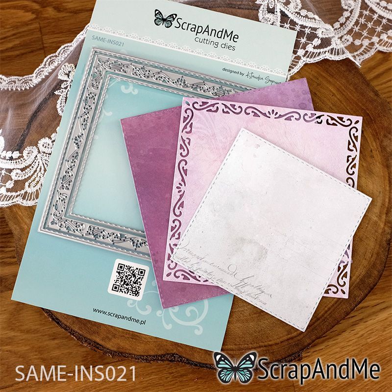 Die Square Card Background 21 - 13,2 cm/12,5 cm/ 10,2 cm