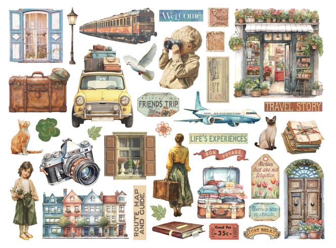 Hovedbilde Art of Travelling Die Cuts ...