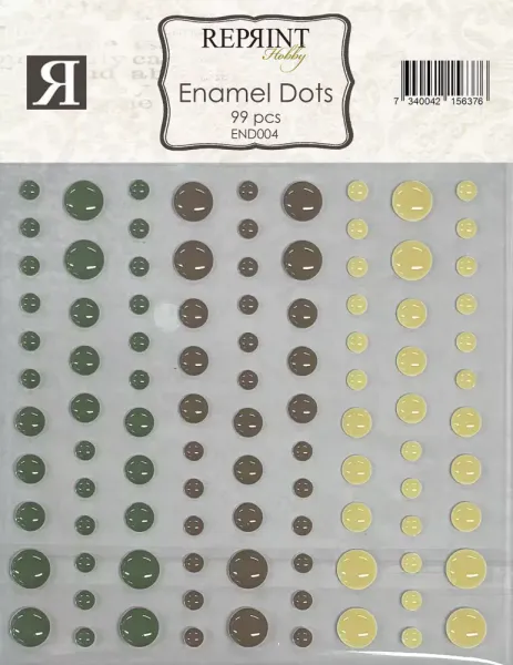 Adhesive Enamel Dots Home for Christmas