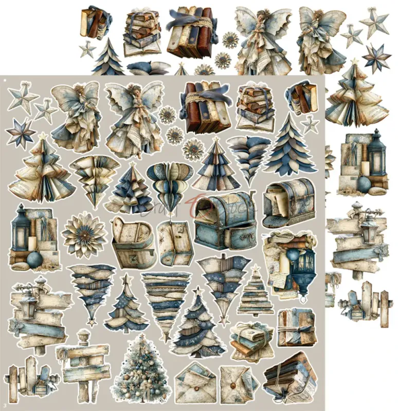 Craft O'Clock - Snow Games - Festive Extras Set - 12x12