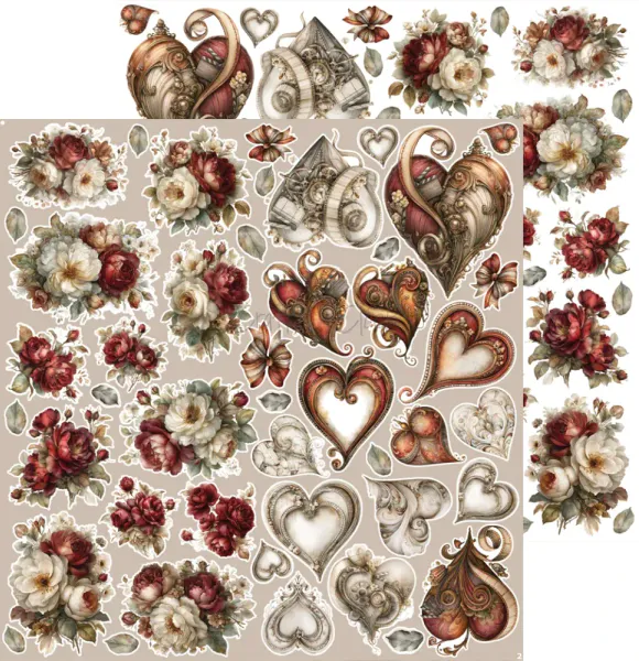 SILVER SCREEN MAGIC - EXTRAS SET - FLOWERS