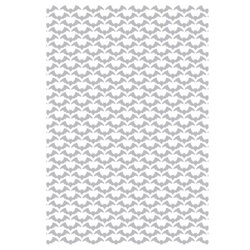 2D Texture Fades w/ A5 Embossing Folder Large Vault Batground by Tim Holtz